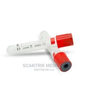 Medical Plain - Non Vacuum Tube - Red