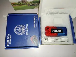 Police LED Flashing Warninglight Safety Clip With Flashlight