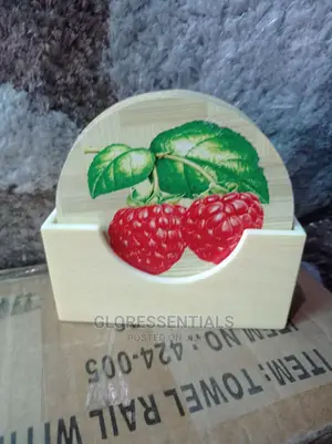 Bamboo Coaster Drink Beer Cover
