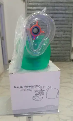 Manual Resuscitator Ambu Bag Natural White