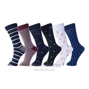 Alpine Swiss Mens Cotton 6 Pack Dress Socks