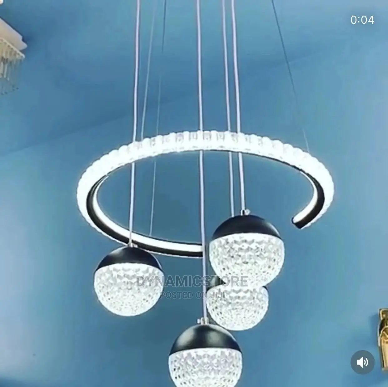 4 in One Crystal Dropping Light