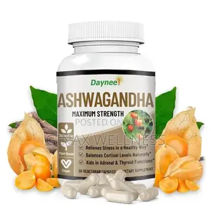 Ashwagandha Capsules With Black Pepper | For Stress Relief