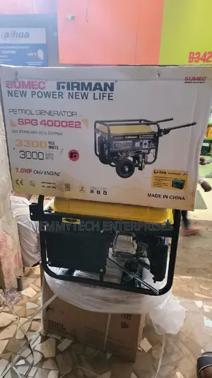 Firman Generator 4.5kva Engraved A