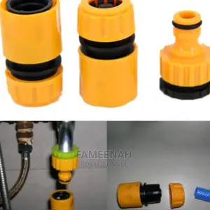 3/4" Garden Hose Pipe Car Water Tap Connector/Clip
