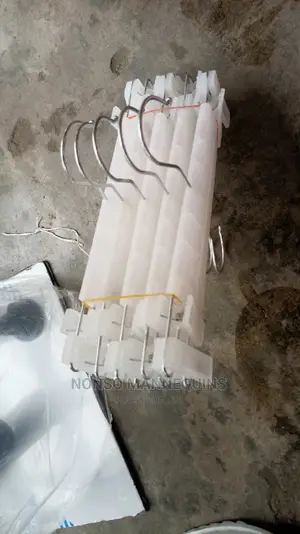 White Clips Clothes Hangers