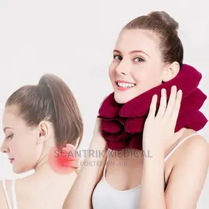 Inflatable Cervical Traction Collar Device for Neck Pain