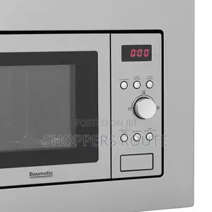 Baumatic Built in Microwave - Stainless Steel.