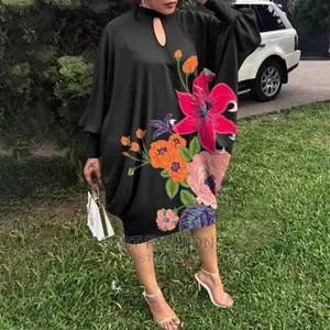 Quality Ladies Bubu Floral Short Bubu Gown