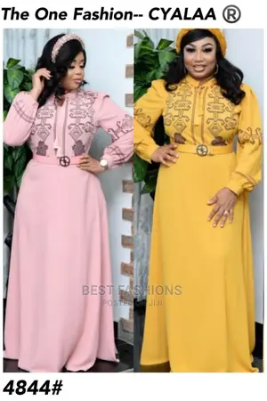 Ladies Long Chiffon Dinner Gown