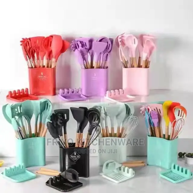17pcs Silicon Nonstick Spoon