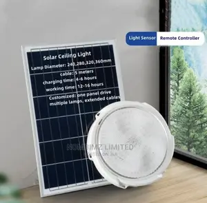 Single Face Solar Power Ceiling Light Lamp