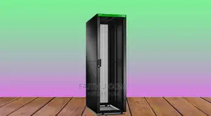 ER6202 APC Easy Rack 42U, Black, With Roof, Castors, Feet, 4