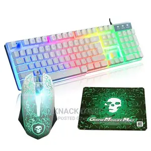 Backlight Gaming Keyboard 2400DPI 6 Buttons LED Gaming Mouse