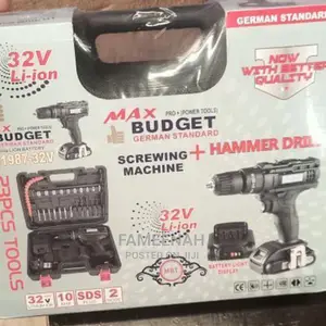 32V Cordless/Battery Screwing + Hammer Drill Machine