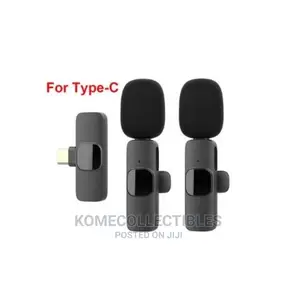 Dual Wireless Microphone for Android and iPhones