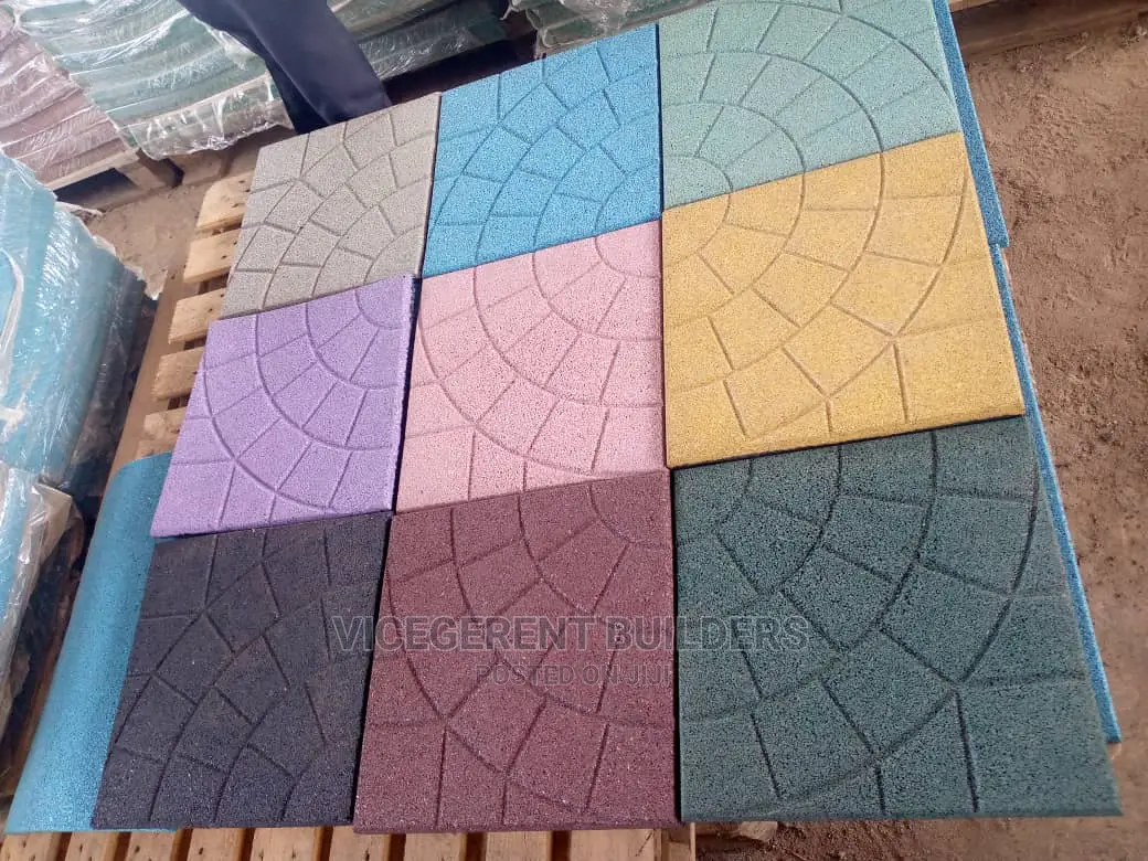 Turtle Shell Rubber Tiles