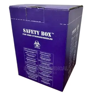 Portable Syringes and Needles Safety Box for Hospital