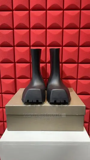 Belenciaga Trooper Rubber Boot Men Women