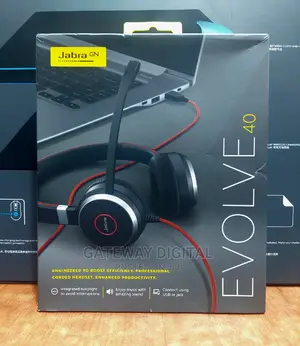 Jabra Evolve 40 Professional Wired Headset, Stereo, UC