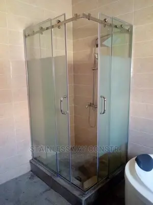 Shower Glass Cubicle Double Ways Opening