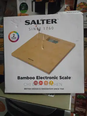 Salter Bamboo Electric Scale