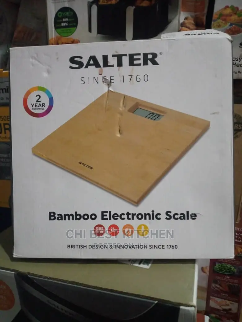 Salter Bamboo Electric Scale