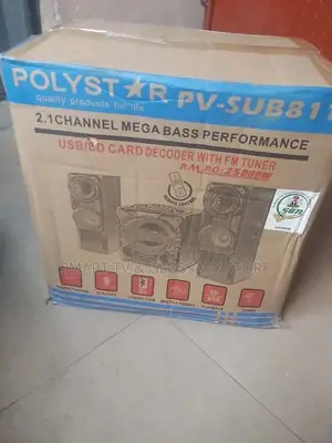 Polystar PV SUB811 Sound System With USB/SD Card Decorder