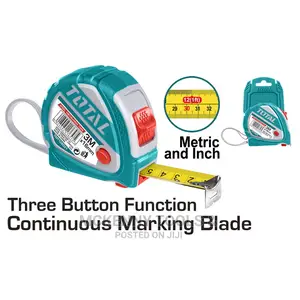 Total Steel Measuring Tape 3m X 16mm (Tmt126031)