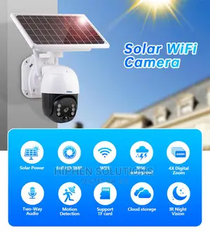 High Flexibility Solar Outdoor CCTV Camera