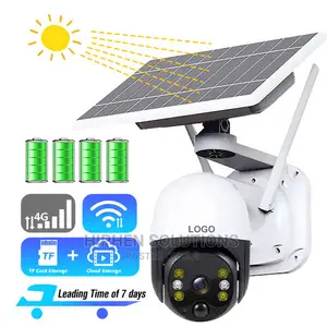 Power Generating Solar Outdoor CCTV Camera
