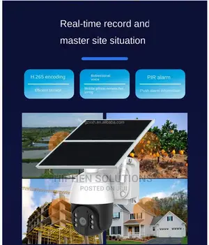 Waterproof Ultra-Low Power Solar Camera