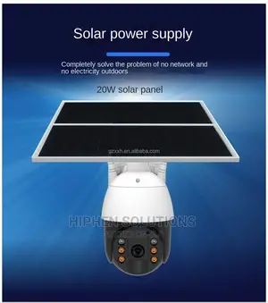Dustproof Security Solar CCTV Camera