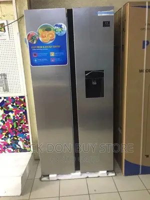 Polystar Side by Side Refrigerator With Water Dispenser