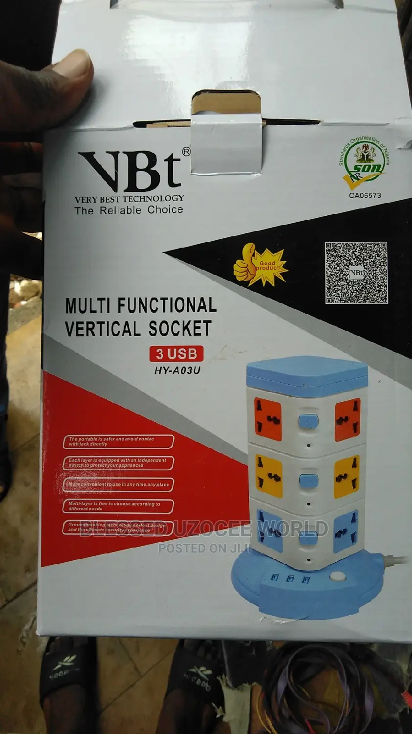 16way Multi-Functional Vertical Extension Socket Box