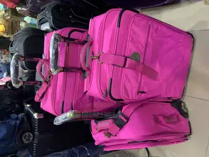Set of Pink Imported Stock Traveling Luggage