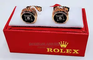 Pure Gold/Silver Stone Made Cufflinks