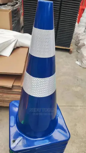 Blue Safety Cone