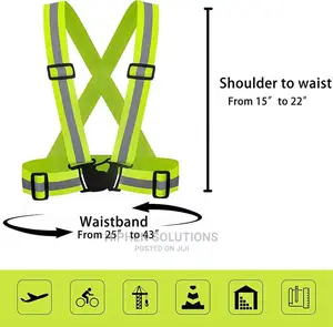 Reflective Belt Safety Vest for Night