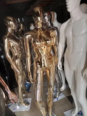 Size 12 Body Female Gold Chrome Display Dummy