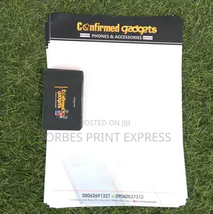 Quality Company Letterhead and Business Cards in Lagos.