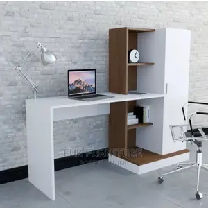 Office Table and Shelf