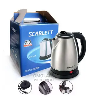 Scarlett Stainless Steel Electric Kettle - Sc-20a - 2l - 150