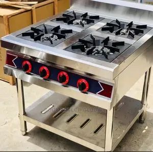 4 Burner Commercial Industrial Gas Cooker
