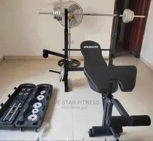 Weight Lifting Bench With 50kg Weight