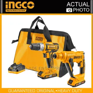 Cordless Rotart Hammer and Cordless Drill Combo KIT 2 in 1