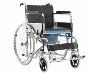 Manual Commode Wheel Chair for Patient