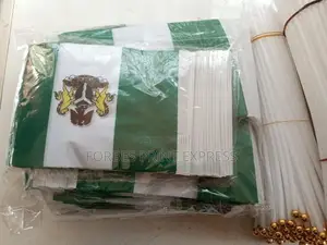 Hand Held Nigeria Flag