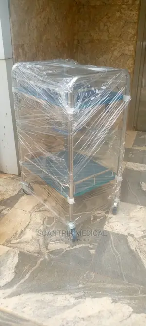 Medical Stainless Steel Instrument Trolley for Hospital