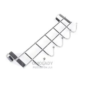 5-Hooks Stainless Steel Kitchen Organizer
